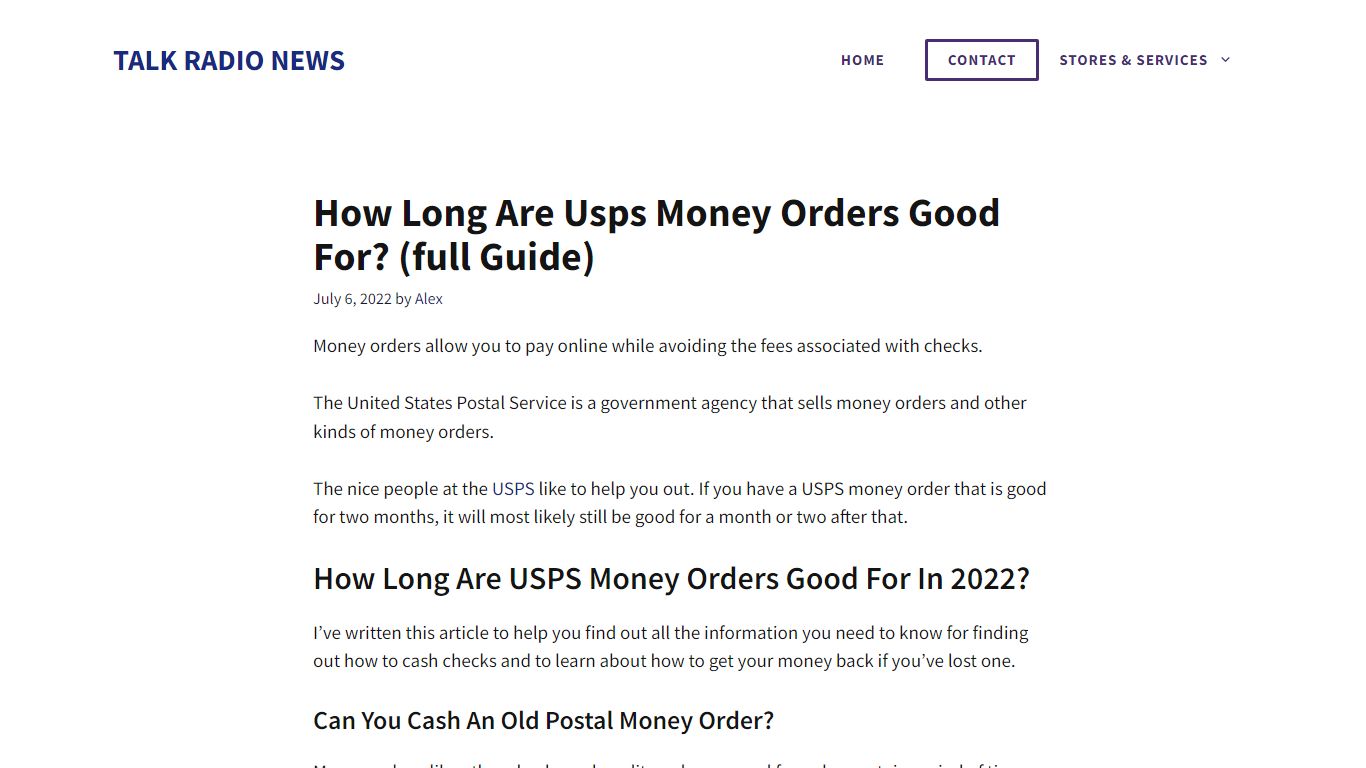 How Long Are Usps Money Orders Good For? (full Guide)